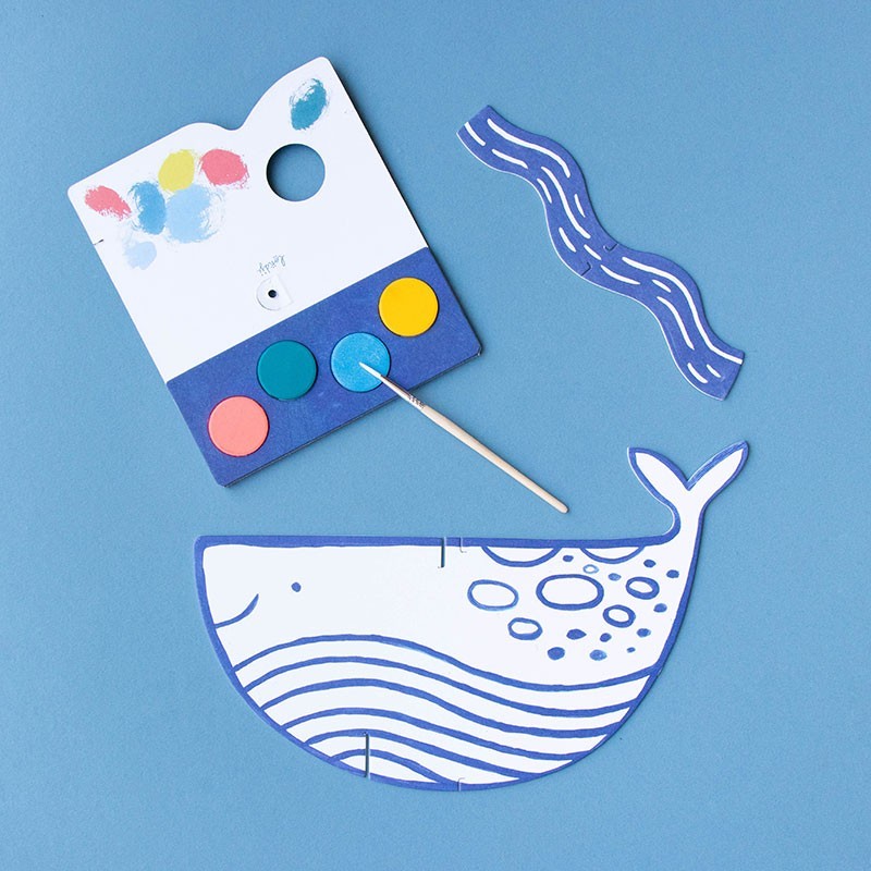 Activitat de pintar mòbil i aquarel·les